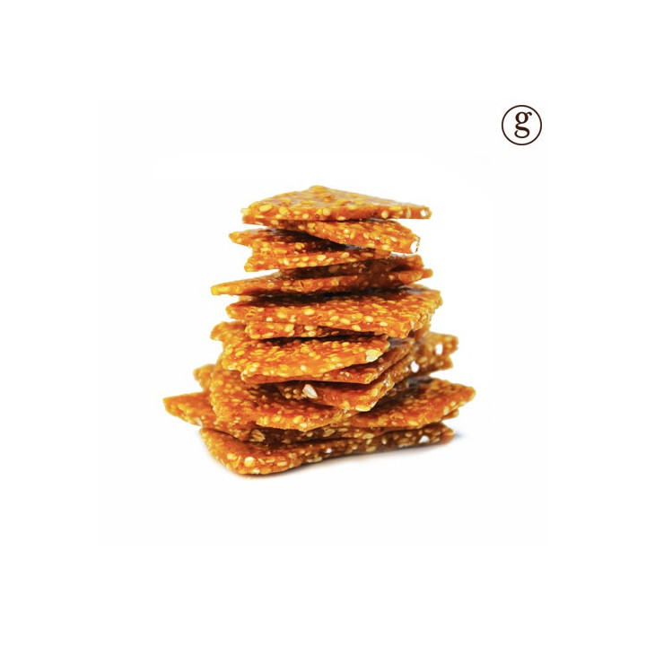 Brittles, caramel sésame sarrasin