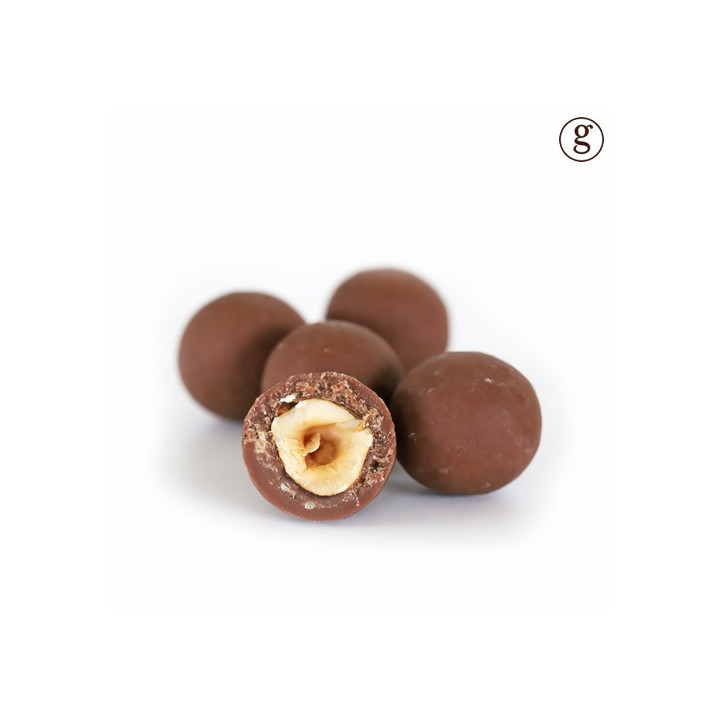 Noisettes au chocolat au lait aux éclats de caramel