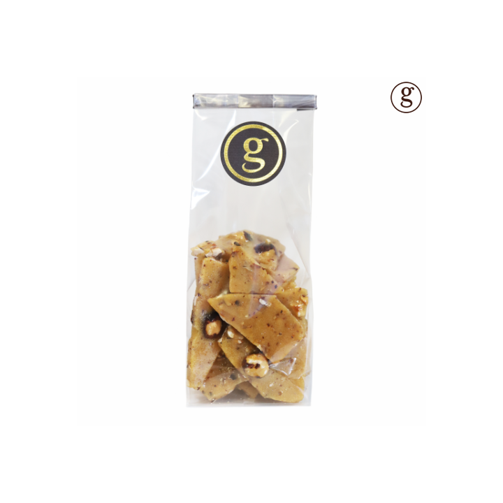 Brittles, caramel au beurre salé aux noisettes