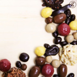 Réglette de bonbons chocolat