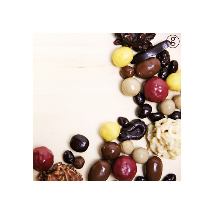 Réglette de bonbons chocolat